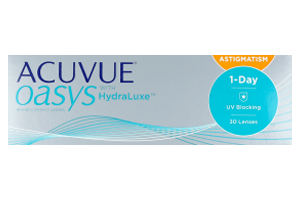 Acuvue Oasys 1-Day for Astigmatism 30 pack with HydraLuxe